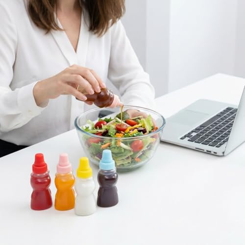 Mini flacon à condiments en forme d'ours durable pour lunchbox chic - 3