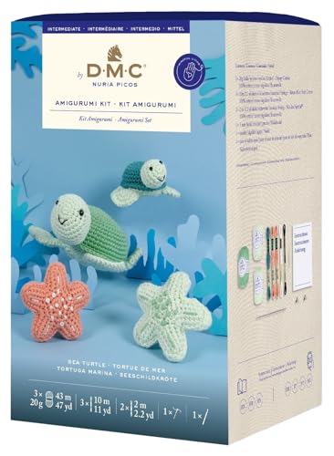 Amigurumi tortue de mer DMC le kit crochet idéal pour vos moments de détente à la maison