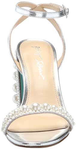 Betsey Johnson Womens Lexi Satin Embellished Block Heel2