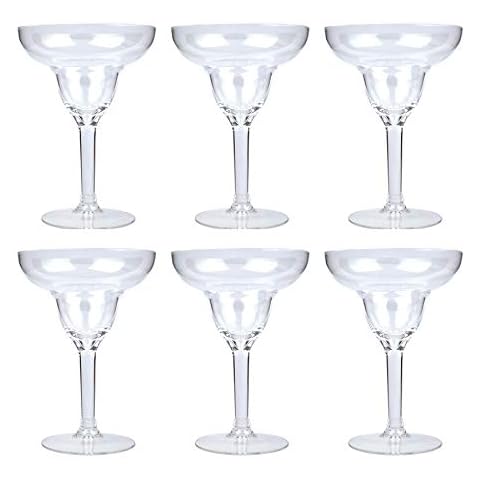 YöL 6x Reusable Margarita Cocktail Glasses Cover