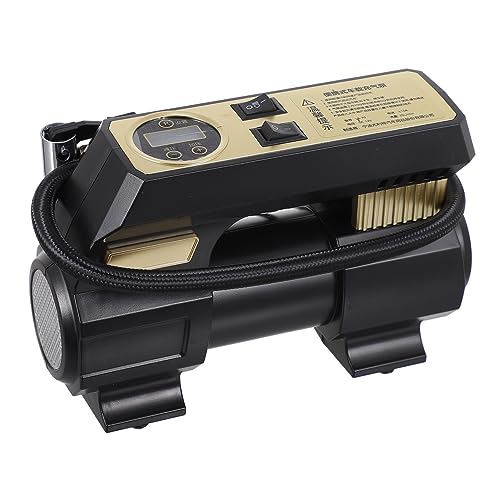 AKOOSY Bomba de Aire Portable Air Pump inflador neumaticos Inflador de neumáticos fácil de Usar inflador neumáticos Inflador de Aire para vehículos Inflador de neumáticos automáticos AbS