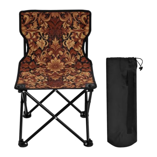 Chaise de camping compacte GuoChe pliante et marron avec sac