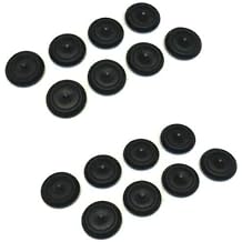 16 Pack Rubber Body Floor Pan Drain Plugs for 1987-1995 Jeep Wrangler YJ - All Trim Levels