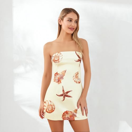 Image of Women Floral Spaghetti Strap Mini Dress Summer 3D Flower Embroidery Sleeveless Backless Short Dress Nightclub