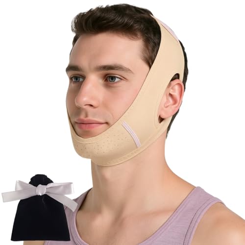 GGUFAY Cinturón de elevación de mentón, reutilizable, funciona también como una máscara de elevación en forma de V, levanta el rostro con precisión y crea una línea de mandíbula refinada.