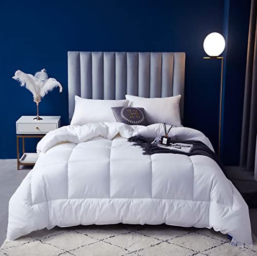MASMAS Edredon Cama 90 Invierno, Relleno Nordico Cama 90 (150x220cm) de 400 gr/m² , Edredón Nórdico de Fibra Extrasuave Antiácaros y Antibacterias, Color Blanco… Cover
