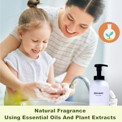 Image of flowcheer Foaming Hand Soap Tablet Refills-5 Sample Pack Hand Wash Tablets, Zero Waste Eco Friendly Cleaning Supplies-Fills 5 X 9 fl oz Refillable Foam Dispenser (45 Fl oz total)