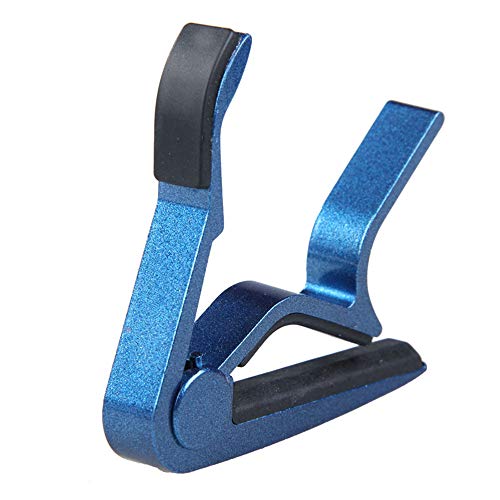 U/K Capo de guitare en métal avec déclenchement rapide pour guitare électrique acoustique, 1 pièce, bleu - Les Beatles, Paul McCartney, John Lennon, RIngo Starr, George Harrison U/K Capo de guitare en métal avec déclenchement rapide pour guitare électrique acoustique, 1 pièce, bleu