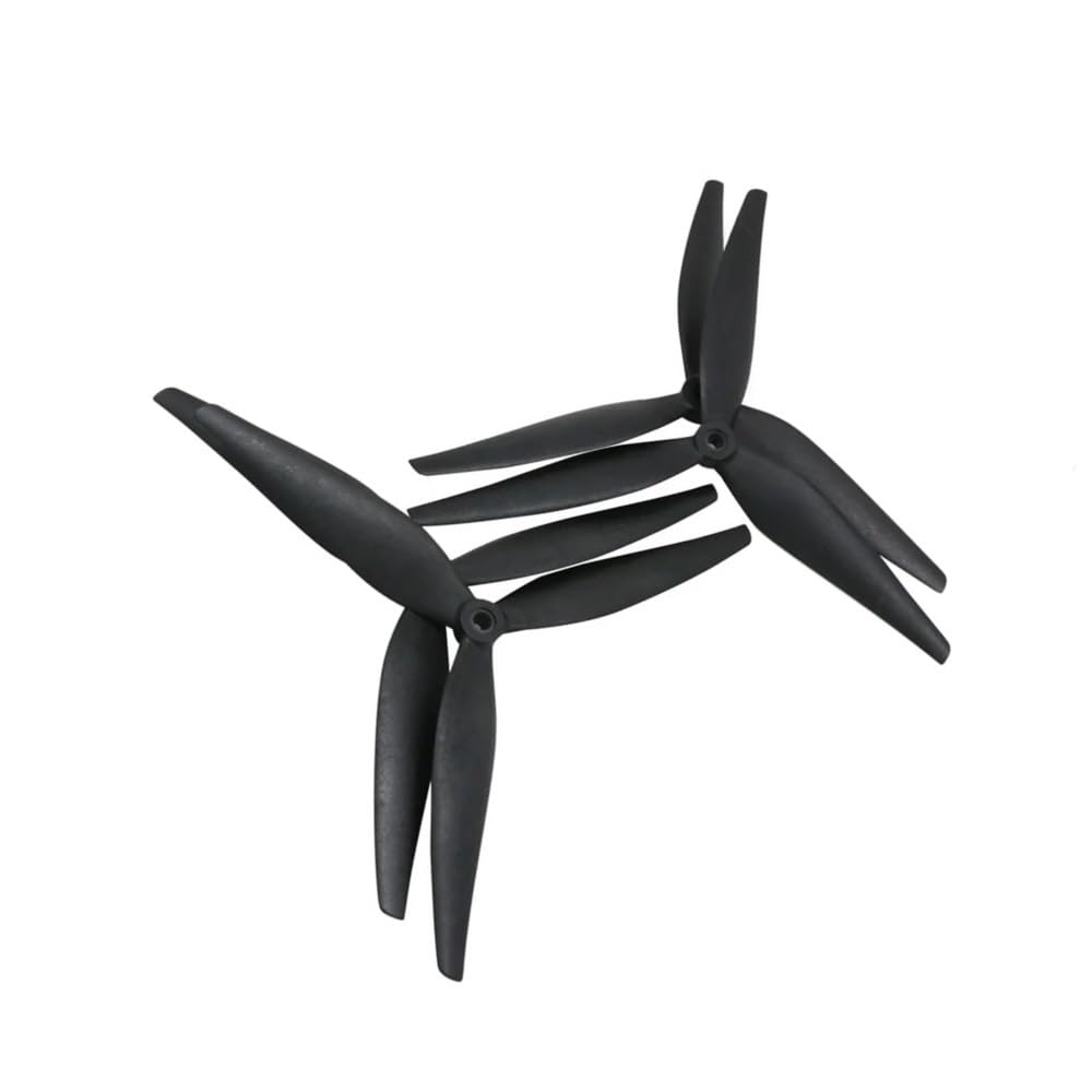 Hélices tripales nylon carbone 10 pouces 1050 pour drone FPV long range 5mm - 7