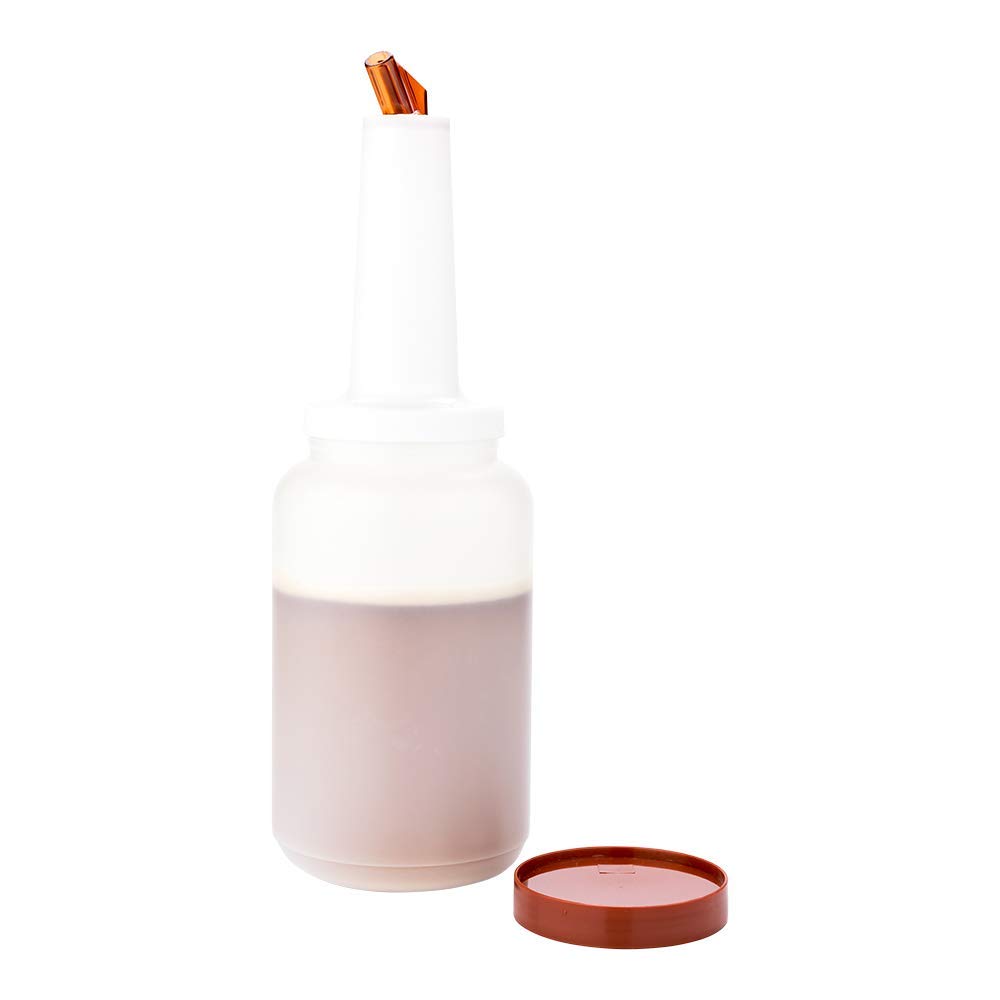 AME D'ESSENCE (SET OF 6) Store N Pour Spout Bottle Containers Flow-N-Stow Fruit Juice & Liquor Bar Pour Bottles 2 Quart 6 Colors