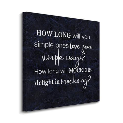 Lienzo decorativo para pared de 20x20 pulgadas con frase motivacional para cuadros de salón