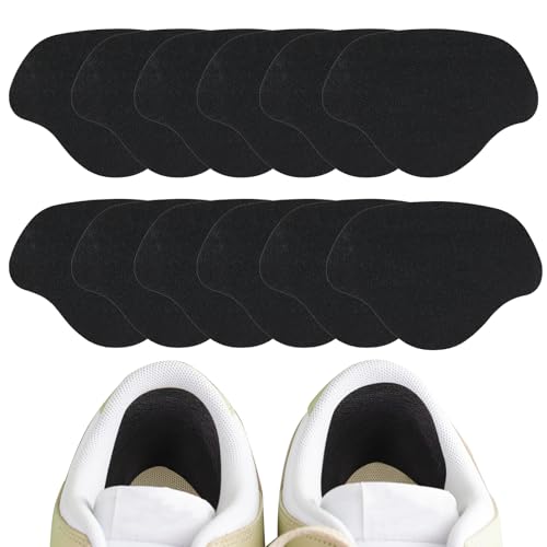 Yenblow 12 Pcs Shoe Heel Repair Patches, Self-Adhesive Inside Shoe Hole Patch Kit for Sneaker Mesh...