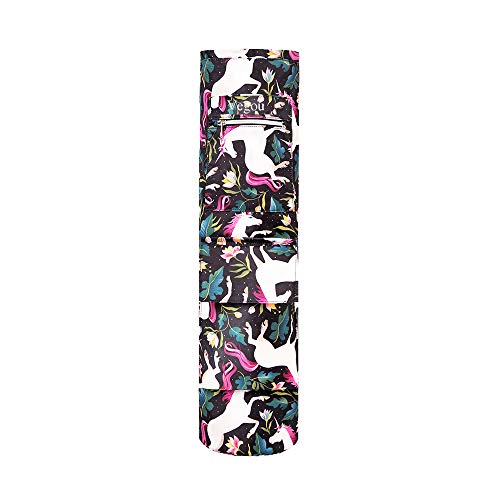 Vegou Yoga Mat Bag with Large Size Pocket, Zipper Pocket and Adjustable Shoulder Strap, Fit Most Size Exercise Mats