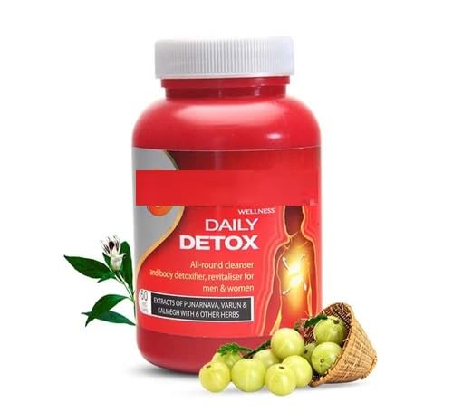 Daily Detox All-rounder Cleanser and Body Detoxifier- 60 Capcules (B0D8YC49YJ) Amazon Price History, Amazon Price Tracker