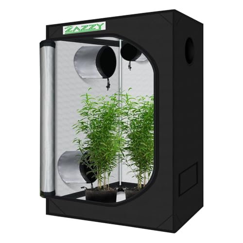 zazzy Tent for Plants Indoor, 48'x24'x60' Grow Tents Plant Tent 600D Mylar Reflective Grow Tent for Hydroponics Indoor Growing 4x2