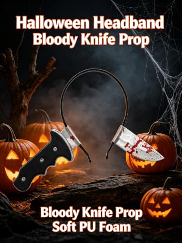 ChayWillow Halloween Fake Knife Through Head Headband Prop - image 2