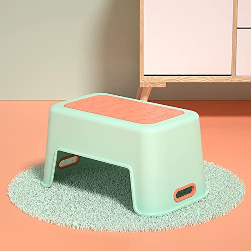 踏み台 プラスチック製 子供 ステップ台 緑色 可愛い 1段 キッズ トイレ踏み台 ステップスツール 子供用スツール ベビー用 足置き台 洗面所 トイレ 手洗い お風呂 滑り止め 子供 大人兼用子ども踏み台