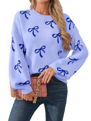 Image of Libsorge Womens Valentine Heart Sweater 2026 Valentines Day Trendy Cute Oversized Long Sleeve Pullover Sweaters
