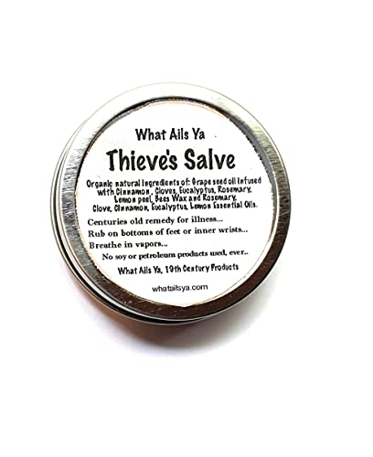 Thieves Salve Cinnamon, cloves, eucalyptus, rosemary and more” What Ails Ya 1 oz