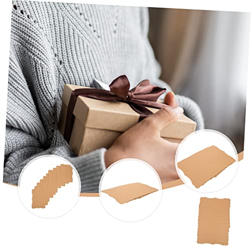 TEHAUX 10 Pçs Cartão Kraft Cartolina Marrom Decoração De Casamento Enfeites De Álbum De Recortes Amo