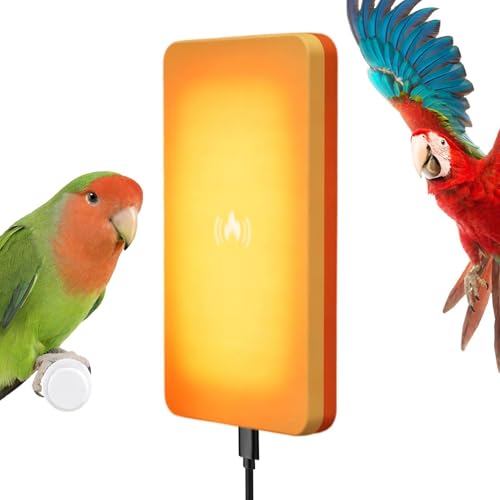 Placa calefactora para aves de temperatura constante con blindaje térmico suave de 5.9 pulgadas