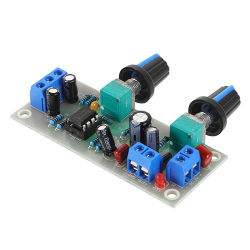 Lurrose Placa Preamplificadora Filtro Pasabajos para Amplificador de Audio Diseño No Amplificador para Mezcladores de Sonido Color Aleatorio