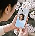CLVervea Magnetic Selfie Mirror for Back Camera - Convex Phone Mirror Compatible with MagSafe, iPhone 16/15/14/13/12 Pro Max Plus & All Phones, Ideal for Selfies, Vlogging, Streaming - Pink