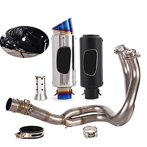 Tubo de escape completo de 51mm que soluciona la falta de sonido y retención en Kawasaki Z650 3