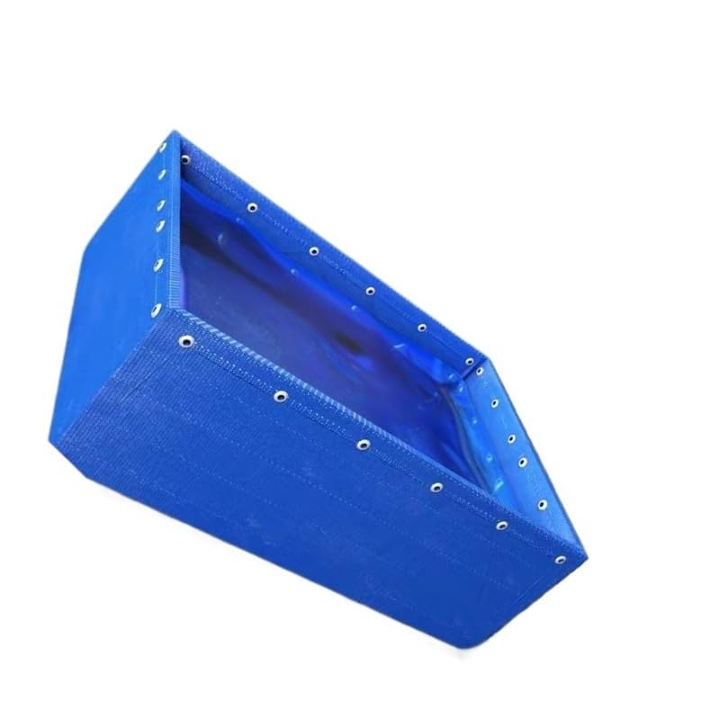 Réservoir de retenue pour poissons en PVC robuste équipé d'une vanne de vidange