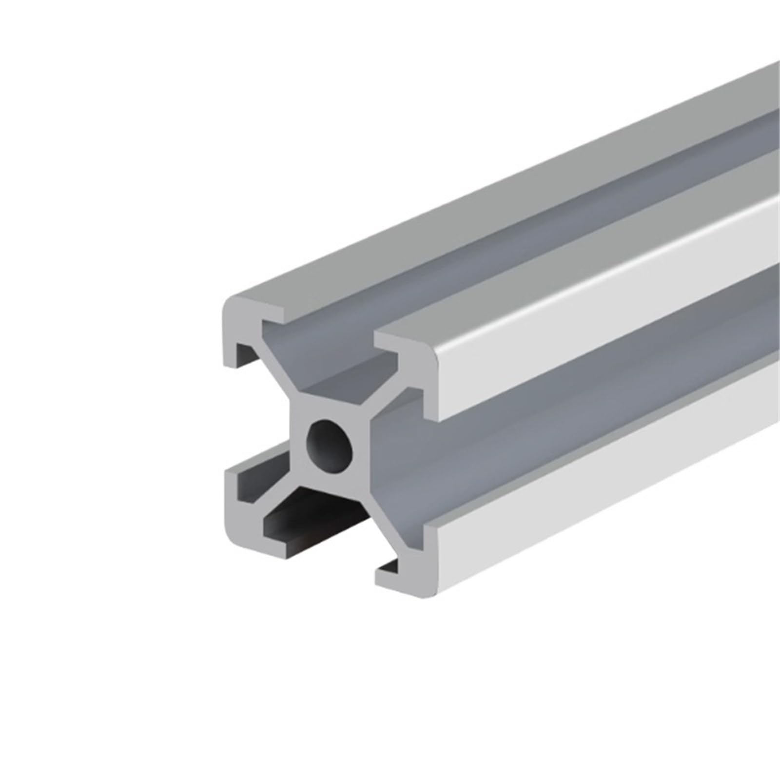 GTPBAO 2 profili in alluminio 1515 standard europeo anodizzato argento telaio estruso for montaggio armadi, rastrelliere for arrampicata, recinzioni Binario estruso(550mm long)