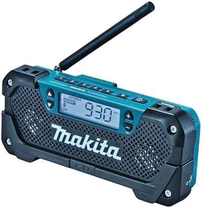 Makita MR052 Radio de Trabajo 10.8V CXT, 50 W, 12 V, Azul