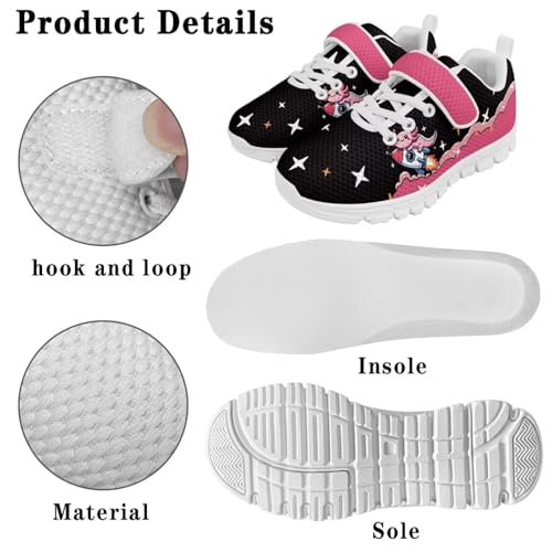 Girls' Athletic Shoes for Fitness Running Yoga Dancing Travel Lightweighta Casual Non-Slip4