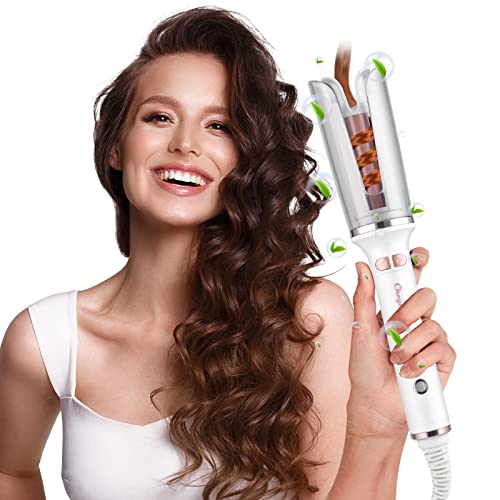Parwin Pro Beauty Ferro arricciacapelli Automatico 32mm Ferro arricciacapelli Rotativo A 360° Sistema Innovativo Per Ricci 4 Temperature Regolabili, Segnale Sonoro 7s