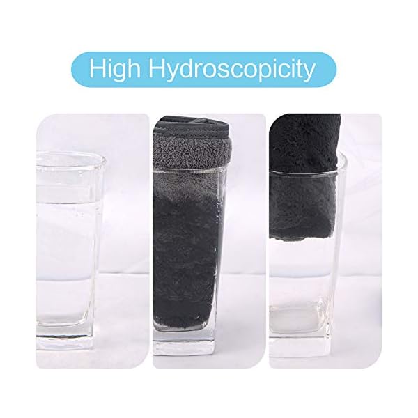 Sinland-Microfiber-Face-Cloths-for-Bath-Reusable-Makeup-Remover-Cloth-Ultra-Soft-and-Absorbent-Washcloths-for-Baby-12Inch-x-12Inch-12pack-Grey SINLAND Microfiber Face Cloths Reusable Makeup Remover Washcloths Super Soft and Absorbent Fingertip Face Towels for Sensitive Skin Women 12 x 12 Inch 12 Pack Grey