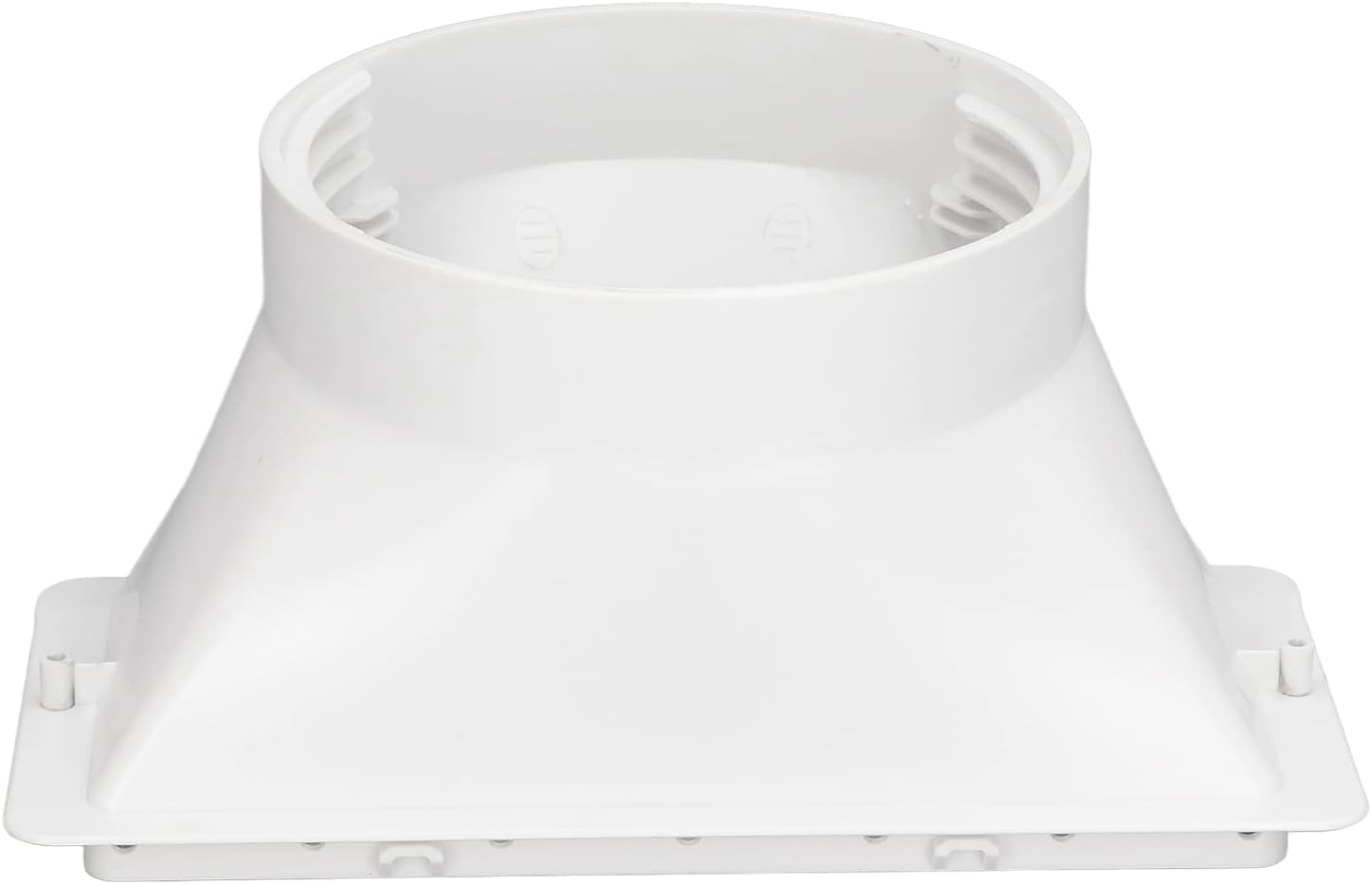 Buachois AC Hose Coupler,5in Diameter Air Conditioner Exhaust Duct Rectangular Connector Fitting, Clockwise Counterclockwise AC Hose Adapter for 130mm Conditioner Exhaust Pipe