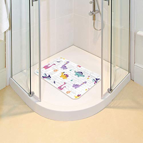Tapis de douche anti-glissade Bennigiry évacuation d'eau rapide