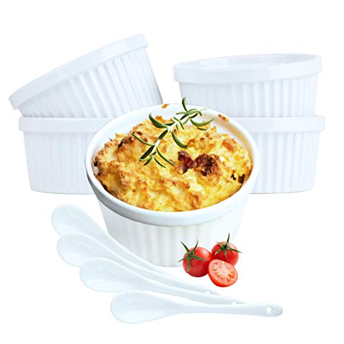 Souffle Dish Ramekins for Baking – 12 Ounce