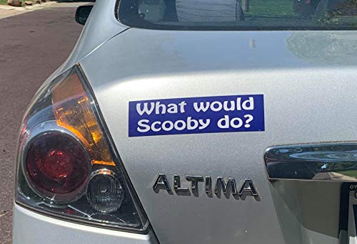 Imán para coche de Scooby Doo texturizado resistente al agua para parachoques 3