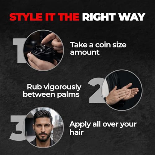 Beardo Cera Fijadora para Cabello 100 gm Brillo miniatura 6