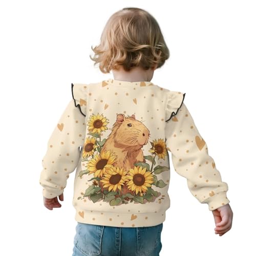 Uourmeti Little Kids T-Shirts Graphic Tees Long Sleeve Pullover Tops Girls' Fall Clothes2