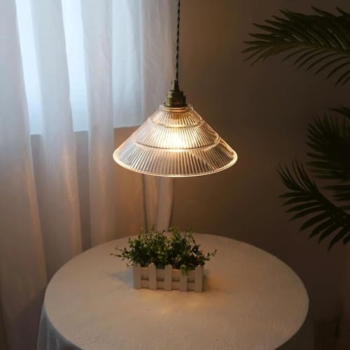 Lustre en verre parapluie et plafonnier suspension unique pour decoration de bar