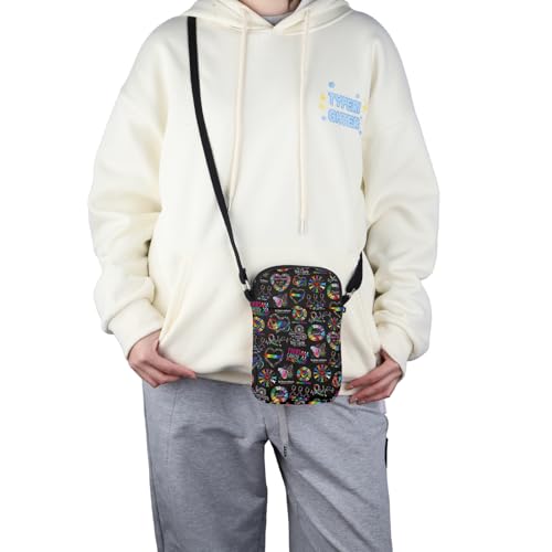 G2TUP Cancer Awareness Gift Fight Cancer Ribbon Crossbody Bag Cancer Survivor Travel Bag Cancer Warrior Gift4