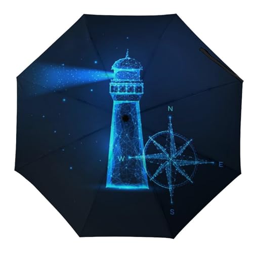 Parapluie pliant dinosaure volcanique automatique compact homme femme