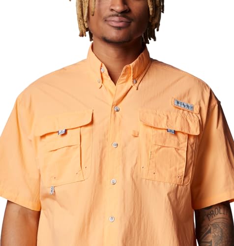 Image of Columbia Men Omni-Shade Bahama II Hiking and Trekking Short Sleeve Shirt