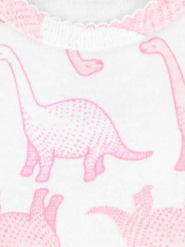 image for Simple Joys by Carter's Baby Girls' Short-Sleeve Bodysuit, Pack of 6, 