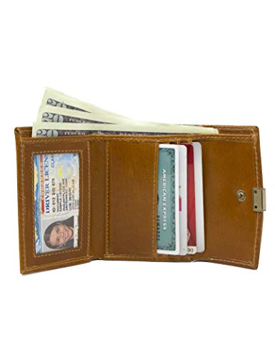 Timberland Women's Leather RFID Small Indexer Snap Wallet Billfold - Image 3