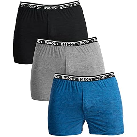 Breathable Boxer Shorts for Men 3 Pack Small to Big and Tall Boxers Underwear, Jack, XXL Big Cover