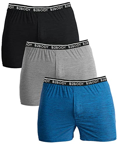 Breathable Boxer Shorts for Men 3 Pack Small to Big and Tall Boxers Underwear