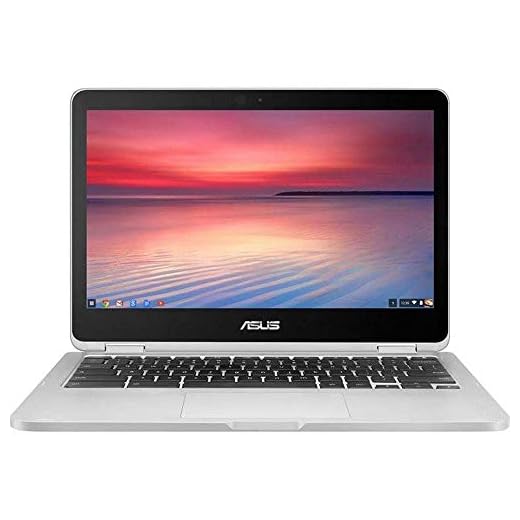 ASUS C302CA-DHM4 Chromebook Flip 12.5-inch Touchscreen Convertible Chromebook, Intel Core m3, 4GB RAM, 64GB Flash Storage, All-Metal Body, USB Type C, Corning Gorilla Glass, Chrome OS