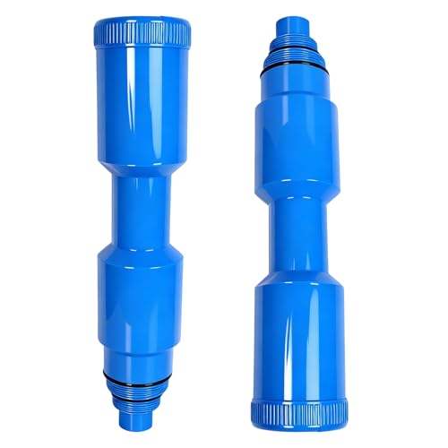 YHJDC 2 Pack Pool Skimmer Plug and Guard Winterization Plug for 1-1/2' and 2' Threaded Skimmers, Fits Both Above Ground and Inground Pools (17 inch)